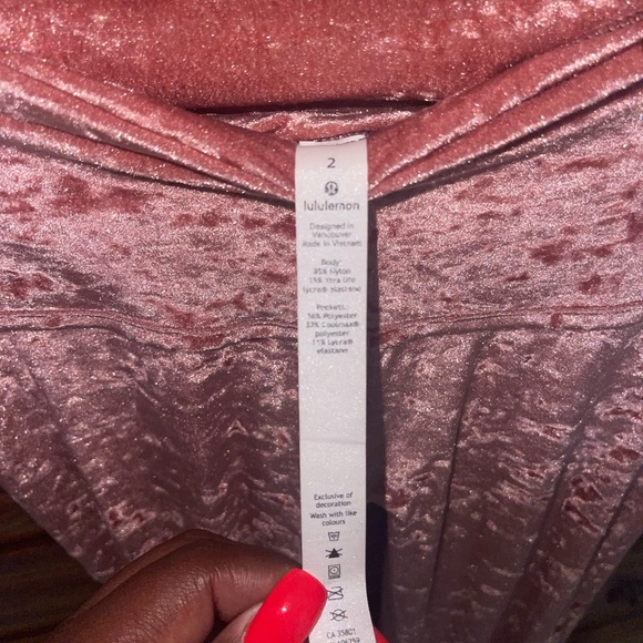 *Rare* Lululemon Crushed Velvet 3 Piece Set - Picture 15 of 16